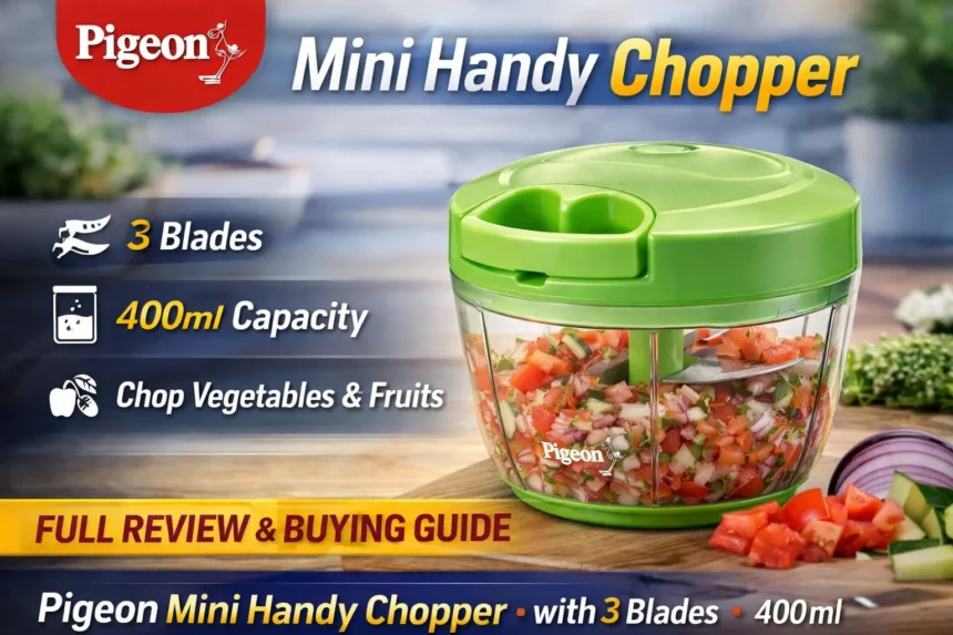 Best Pigeon Vegetable Chopper – Mini Handy 3 Blade Tool